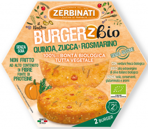 ORGANIC BURGER'Z Vegetable Burger - Quinoa, Pumpkin and Rosemary